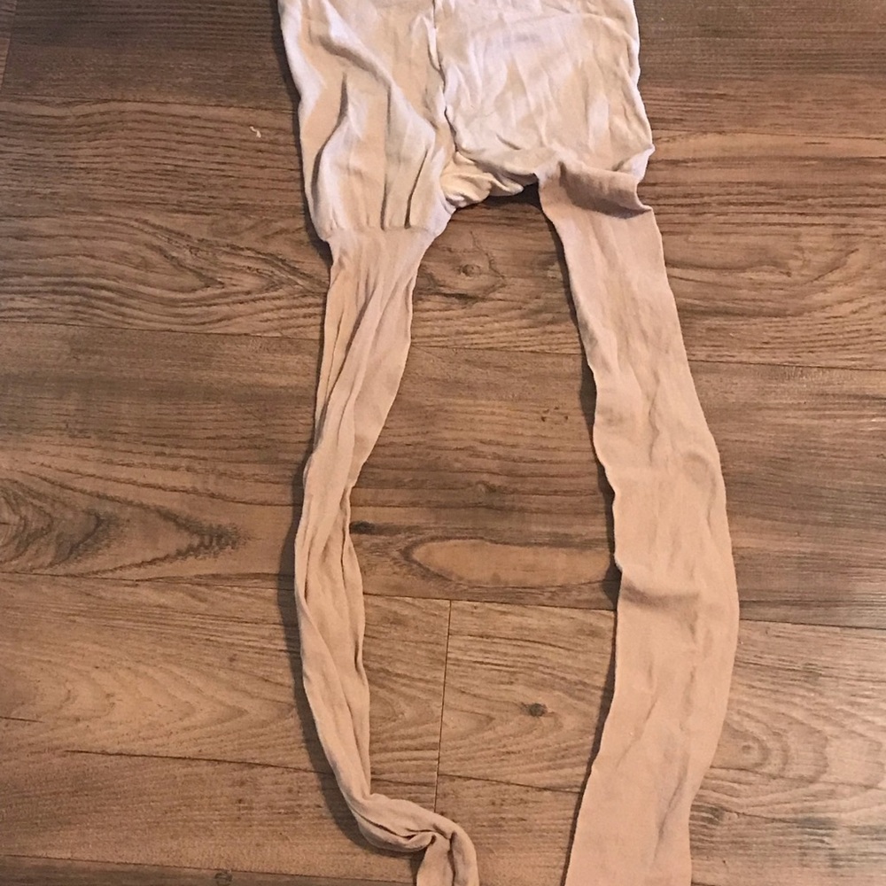 Well worn Stockings Creamy Beige Tights Tan - Soft Tan beige Opaque - Picture 3 of 6